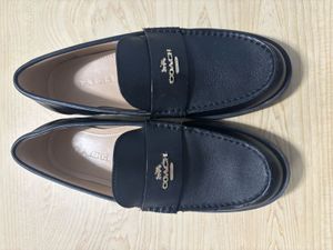 Coach Black Leather Loafers