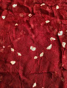 Red Bandhani Dupatta