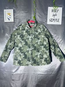 Floral Print Button-Up Shirt