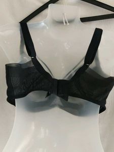 Black Lace Strappy Bra