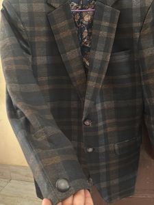 Men's Plaid Blazer