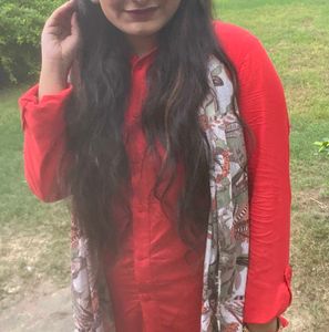 Red Cotton Shirt