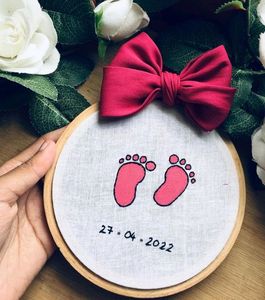 Customisable Baby Birthday Hoop