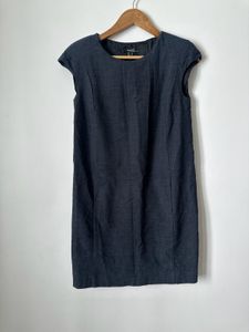 Classic Black Cap Sleeve Sheath Dress