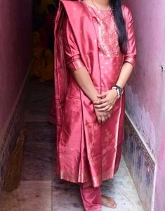 Elegant Embroidered Kurta Set with Dupatta