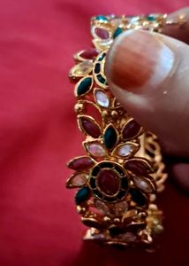 🎀🎀Gold Plated Kundan Patla set with pench