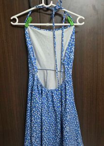 Charming Floral Print Mini Dress