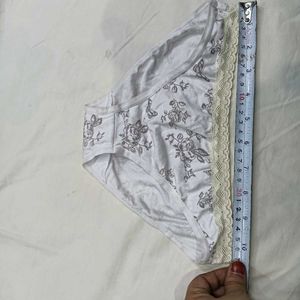Floral Print🪔 Lace Trim Briefs