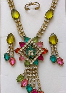 Stunning Multi-Color Gemstone Jewellery Set