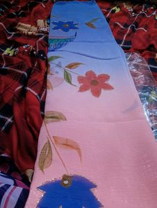Hand Brush Paint With  Work Blouse