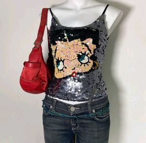 Betty Boop sequin top (authentic)