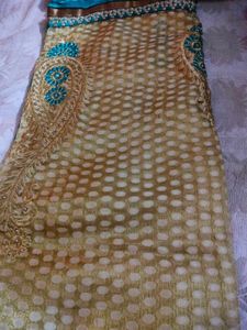 Elegant Embroidered Saree