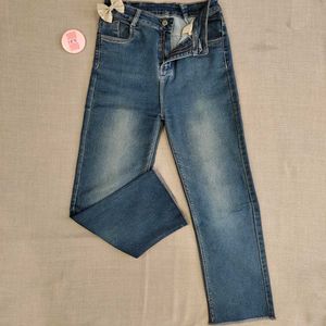 Trendy Blue Denim Jeans