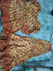 Designer Peplum style Party Suit in 36 bust