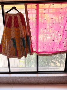 Vibrant Patchwork Lehenga Choli Set