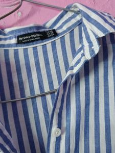 Classic Blue &amp; White Striped Shirt