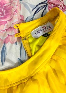 Vibrant Yellow Flowy Maxi Dress