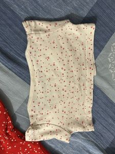 Adorable Cherry Print Baby Dress
