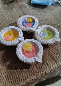 Decorative Scented Diya Candles