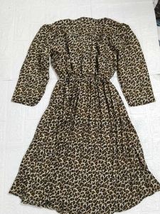 Tranding glamorous dress| tiger print women toppe