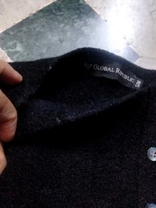 Black Warm Sleeveless Dress