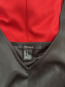 Forever 21 Black &amp; Red Party Dress