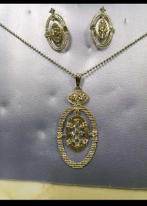 Elegant Pendant and Earring Set (Pack of 3)