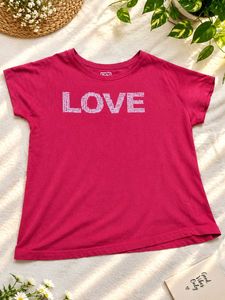 Red "LOVE" Graphic T-Shirt❤️😍