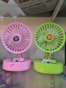 Rechargeble Desk Fan with Light