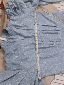 Stylish Navy Printed Tunic Top combo