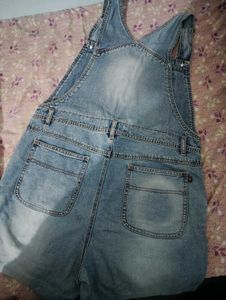 Denim Short Overalls