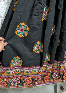 black or multi colour navratri garba lahenga choli