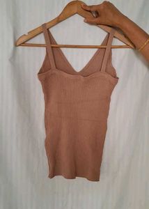 Ribbed V-Neck Tank Top