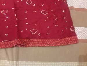 Red Ethnic duppta