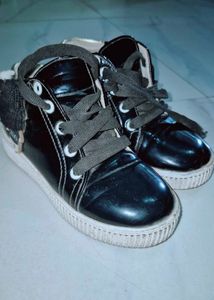 Zoo Black Shoes For Girls