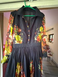 Chic Floral Print Maxi Dress