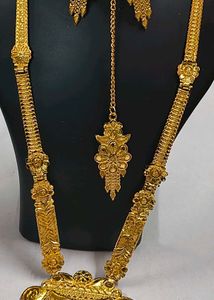 Gold Plated Necklace Set 3 In 1