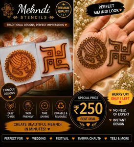 Mehndi Stencils for Beautiful Designs