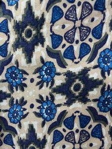 Blue Printed Palazzo Pants