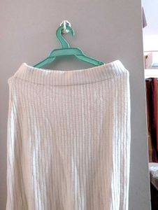 🦢White Ribbed Mermaid Skirt 🦢