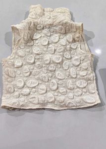 Textured Cropped Top
