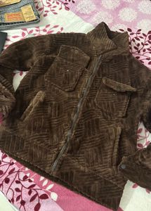 Cozy Brown Textured Jacket