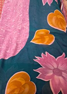 🥰🥰Beautiful pink summer saari
