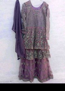 bust 38 Designer Embroidered Kurta Set