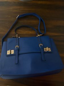 Elegant Blue Handbag