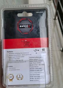 Zebion Glider Joy Wireless Mouse | USB Nano Receiv