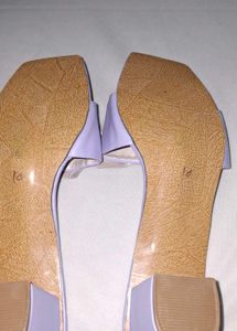 Women's Lavender Bow Heels