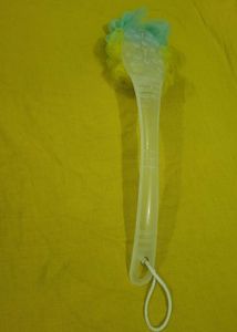 Exfoliating Bath Brush with Long Handle