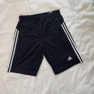 Adidas Black Shorts with 3 Stripes