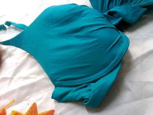 Turquoise Comfort Bra